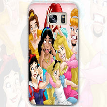 Princess Transparent Phone Case Cover for Samsung Galaxy S3 S4 S5 S6 S7 S8 Edge Plus