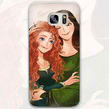 Princess Transparent Phone Case Cover for Samsung Galaxy S3 S4 S5 S6 S7 S8 Edge Plus