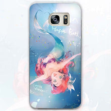 Princess Transparent Phone Case Cover for Samsung Galaxy S3 S4 S5 S6 S7 S8 Edge Plus