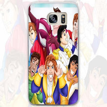 Princess Transparent Phone Case Cover for Samsung Galaxy S3 S4 S5 S6 S7 S8 Edge Plus