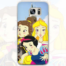 Princess Transparent Phone Case Cover for Samsung Galaxy S3 S4 S5 S6 S7 S8 Edge Plus