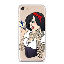 For iPhone 7 Tattoo Princess Cases