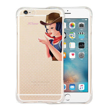 New Fashion Pattern Snow White Mermaid Princess Phone Case Cover Shockproof Case for iPhone 5 5s SE 6 6s 6plus 6s plus Phone Bag