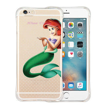 New Fashion Pattern Snow White Mermaid Princess Phone Case Cover Shockproof Case for iPhone 5 5s SE 6 6s 6plus 6s plus Phone Bag