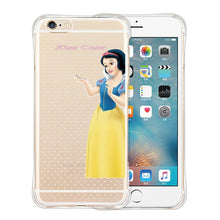 New Fashion Pattern Snow White Mermaid Princess Phone Case Cover Shockproof Case for iPhone 5 5s SE 6 6s 6plus 6s plus Phone Bag
