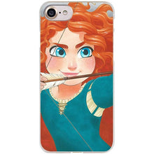 Princess Alice Ariel Clear Cell Phone Case Cover for Iphone 4 4s 5 5s SE 5c 6 6s 7 Plus