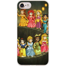 Princess Alice Ariel Clear Cell Phone Case Cover for Iphone 4 4s 5 5s SE 5c 6 6s 7 Plus