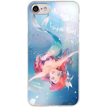 Princess Alice Ariel Clear Cell Phone Case Cover for Iphone 4 4s 5 5s SE 5c 6 6s 7 Plus