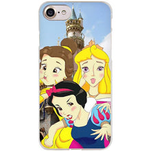 Princess Alice Ariel Clear Cell Phone Case Cover for Iphone 4 4s 5 5s SE 5c 6 6s 7 Plus