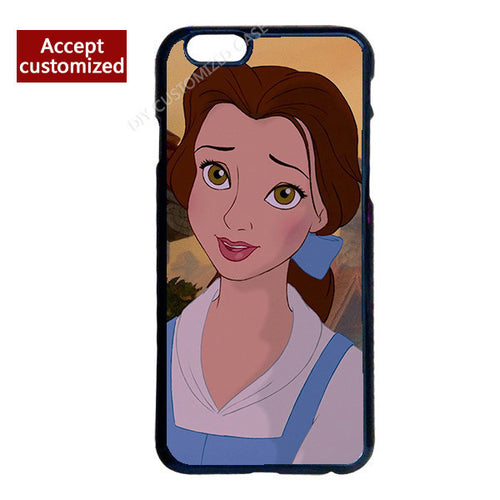 Belle Princess Pattern Mobile Phone Case Cover for Samsung Galaxy Note 2 3 4 5 S2 S3 S4 S5 Mini S6 S7 S7 Edge Plus