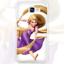 Tangled Princess Hard White Coque Shell Case Cover Phone Cases for Samsung Galaxy A3 A5 A7 2016 2017 A8 A9