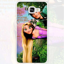 Tangled Princess Hard White Coque Shell Case Cover Phone Cases for Samsung Galaxy A3 A5 A7 2016 2017 A8 A9
