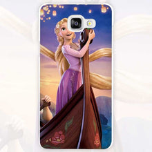 Tangled Princess Hard White Coque Shell Case Cover Phone Cases for Samsung Galaxy A3 A5 A7 2016 2017 A8 A9
