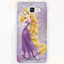 Tangled Princess Hard White Coque Shell Case Cover Phone Cases for Samsung Galaxy A3 A5 A7 2016 2017 A8 A9