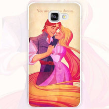 Tangled Princess Hard White Coque Shell Case Cover Phone Cases for Samsung Galaxy A3 A5 A7 2016 2017 A8 A9