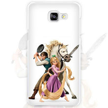 Tangled Princess Hard White Coque Shell Case Cover Phone Cases for Samsung Galaxy A3 A5 A7 2016 2017 A8 A9