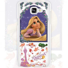 Tangled Princess Hard White Coque Shell Case Cover Phone Cases for Samsung Galaxy A3 A5 A7 2016 2017 A8 A9