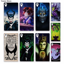 Maleficent Sleeping Beauty princess skin hard White phone case cover for Sony Xperia z5 z4 z3 z2 z1 M5 M4 Aqua XA