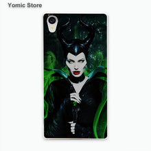 Maleficent Sleeping Beauty princess skin hard White phone case cover for Sony Xperia z5 z4 z3 z2 z1 M5 M4 Aqua XA