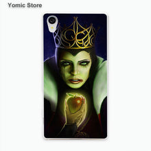 Maleficent Sleeping Beauty princess skin hard White phone case cover for Sony Xperia z5 z4 z3 z2 z1 M5 M4 Aqua XA