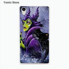 Maleficent Sleeping Beauty princess skin hard White phone case cover for Sony Xperia z5 z4 z3 z2 z1 M5 M4 Aqua XA