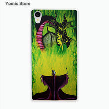 Maleficent Sleeping Beauty princess skin hard White phone case cover for Sony Xperia z5 z4 z3 z2 z1 M5 M4 Aqua XA