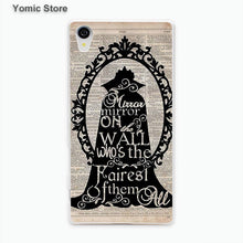 Maleficent Sleeping Beauty princess skin hard White phone case cover for Sony Xperia z5 z4 z3 z2 z1 M5 M4 Aqua XA