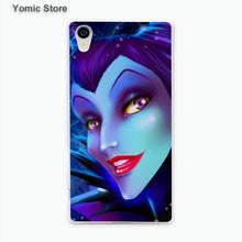 Maleficent Sleeping Beauty princess skin hard White phone case cover for Sony Xperia z5 z4 z3 z2 z1 M5 M4 Aqua XA