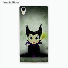Maleficent Sleeping Beauty princess skin hard White phone case cover for Sony Xperia z5 z4 z3 z2 z1 M5 M4 Aqua XA