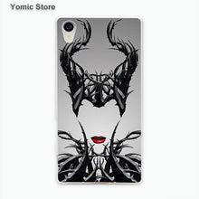 Maleficent Sleeping Beauty princess skin hard White phone case cover for Sony Xperia z5 z4 z3 z2 z1 M5 M4 Aqua XA