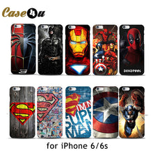 Marvel Hard Case Cover for iPhone 6/6s 10 Designs