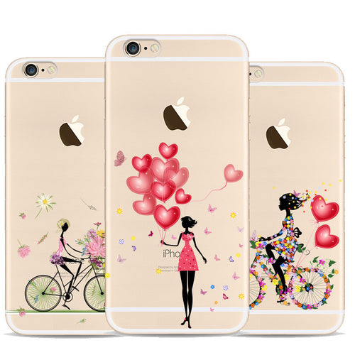 iphone 6 6s Soft Cover Printed Cartoon iphone case