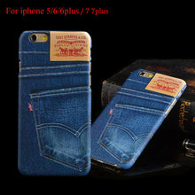 Jeans Pattern Case For iphone 6s 6 5s 5 SE 6 plus 7 7 plus