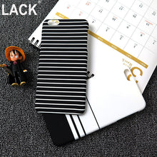 iPhone Covers Black and White Stripes Phone Cases For iPhone 6/6S 6Plus/6Splus 5/5S