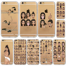 Kimoji Kim Kardashian Cases For iphone 5 5S SE 5C 6 6S 6PLUS 6SPlus 4 4S