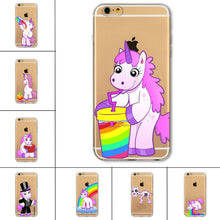 Cute Unicorn Rainbow Horse 4/4s 5/5s/SE
