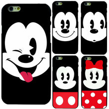 Mickey Minnie Case For iPhone 4/4S 5/5S/SE/5C 6/6S 6/6s Plus Fundas Phone Cover Capa Coque