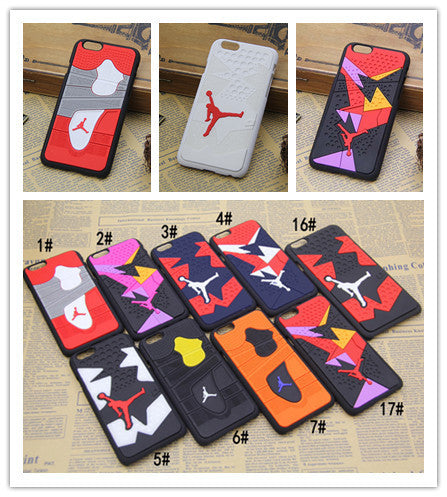 3D Jordan Sport  Basketball Phone Back Cover Case for iphone 6/6s 6s/6plus