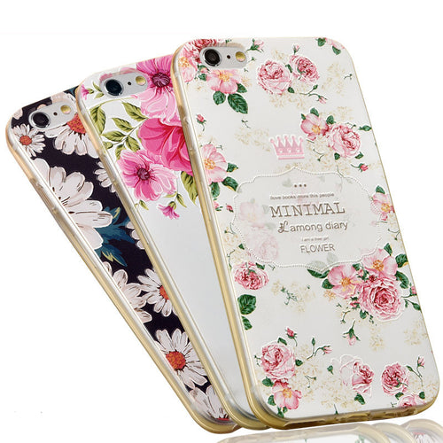 3D Embossing Soft Silicone For Apple Iphone 6 6s Plus