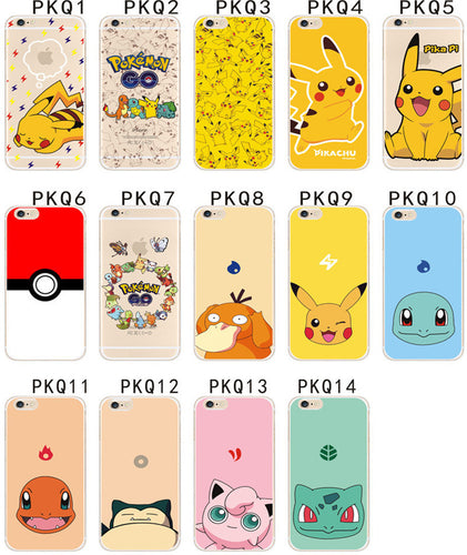 Pocket Monsters Case For iPhone SE 5 5S & 6 6S Plus